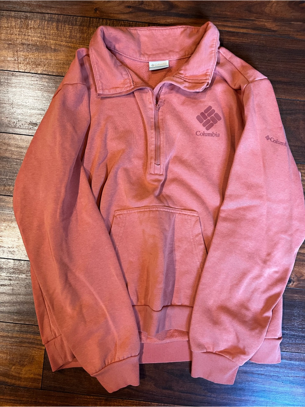 Columbia women’s  Rose Pink Fleece Hoodie